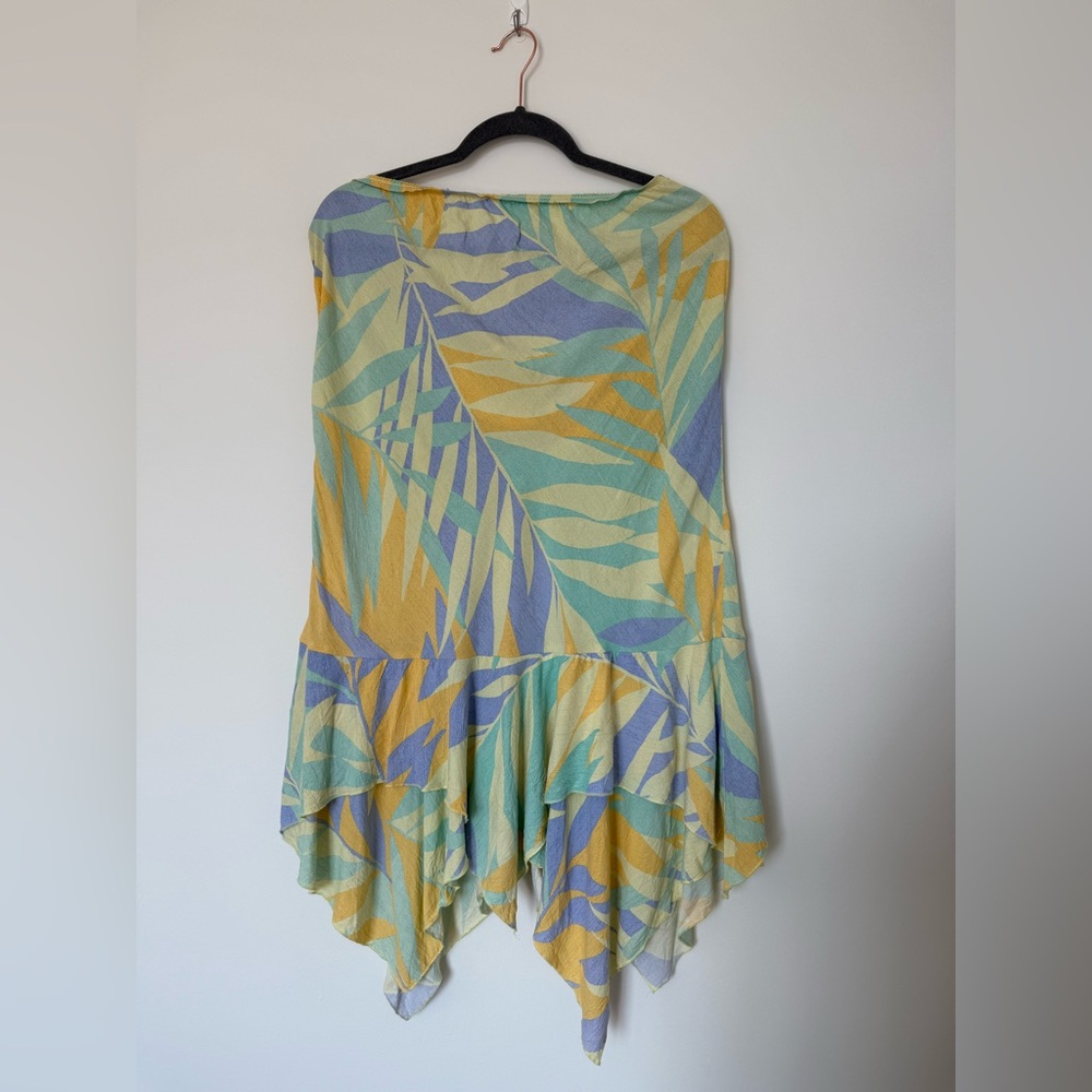 Jams World 2-Piece Set Ruffle Top and Skirt | USA | Size XL Tropical 🌴 - Picture 3 of 6